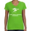 Women's V-Neck Fine Jersey Tee Thumbnail